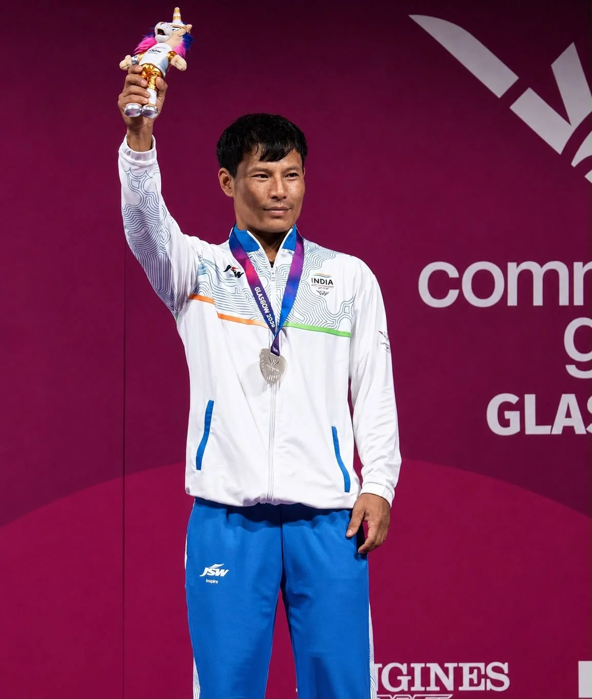 Indian weightlifter Rishikanta Singh Chanambam wins Silver Medal